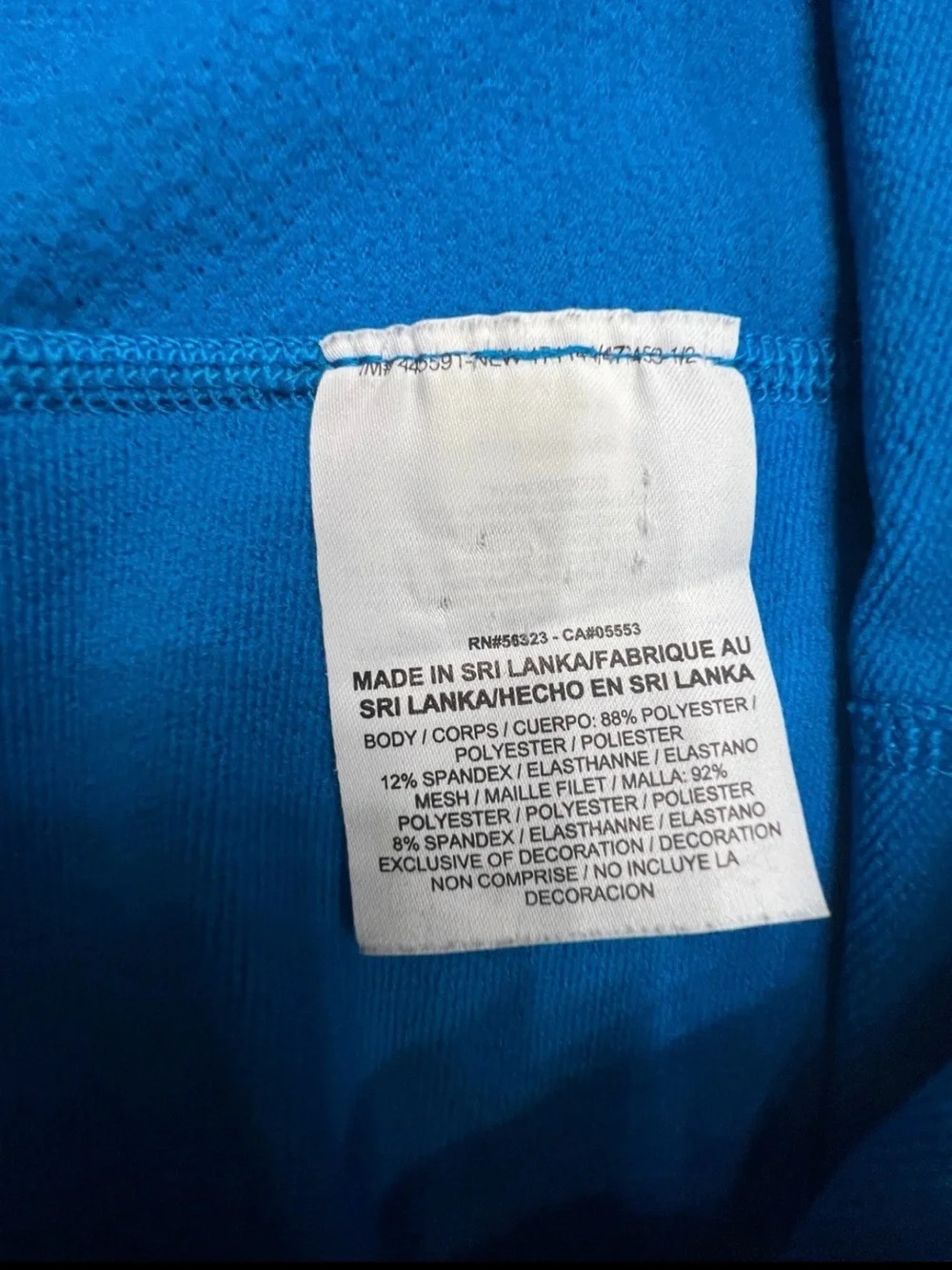 Nike Pro Dri-FIT Fitted 1/4 Zip Pullover Mock Neck Long Sleeve Blue/Black